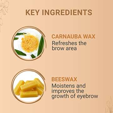 MINA White Mapping Brow Paste 5g | Draw Or Sketch The Right Shape Of The Eyebrow | Help To Perfect Your Brow Tinting, White Paste for Outlining & Fixation, Brow Mapping String, Eyebrow Contour