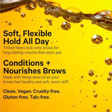 Milk Makeup KUSH Fiber Brow Gel, Herb - Thickening Vegan Gel