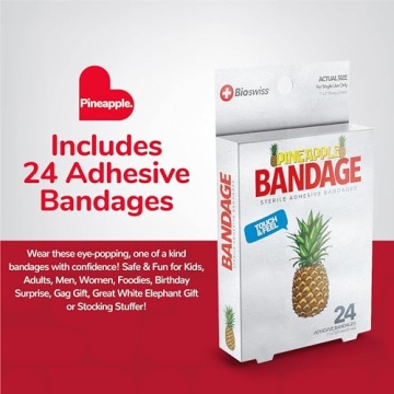 BioSwiss Pineapple Bandages for Fun First Aid Care