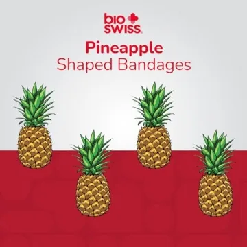 BioSwiss Pineapple Bandages for Fun First Aid Care