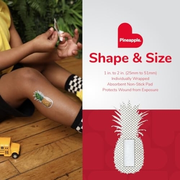 BioSwiss Pineapple Bandages for Fun First Aid Care