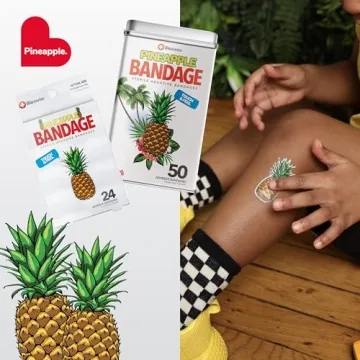 BioSwiss Pineapple Bandages for Fun First Aid Care