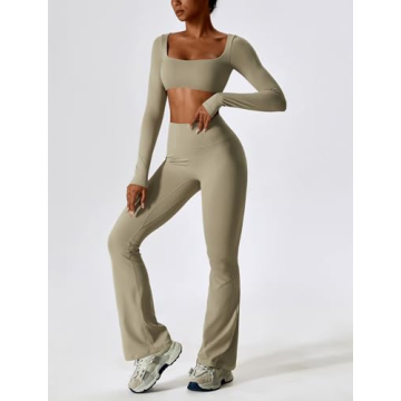 ABOCIW Women's Stylish Workout Set - Fashion Meets Functionality