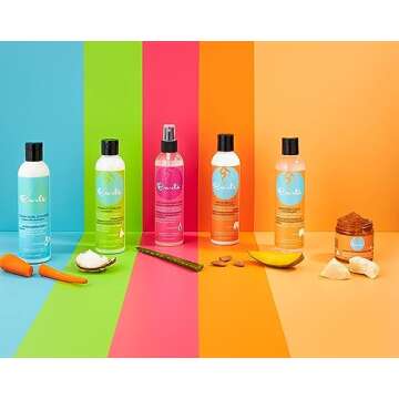 Curls Goddess Botanical Gel - Fights Frizz & Defines Great For Humid Climates - Set and Keep Hair In...