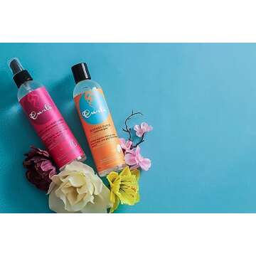 Curls Goddess Botanical Gel - Fights Frizz & Defines Great For Humid Climates - Set and Keep Hair In Place - No Sulfates or Parabens - For All Types, 8 Fl Oz