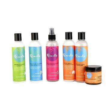 Curls Goddess Botanical Gel - Fights Frizz & Defines Great For Humid Climates - Set and Keep Hair In Place - No Sulfates or Parabens - For All Types, 8 Fl Oz