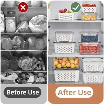 KEMETHY Fruit Storage Containers - Freshness Simplified