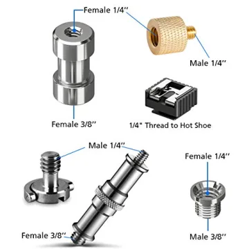 Homeet 26PCS Camera Screws Mount Set for Photographers