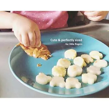 Cofe-BY 12pcs Cute Veggies Cutter Set for Kids Meals