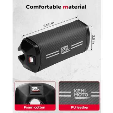 KEMIMOTO Motorcycle Seat Pad Compatible with CT125 Trail 125 Hunter Cub 2021 2022 2023 2024 2025 Motorcycle Seat Protector Pad