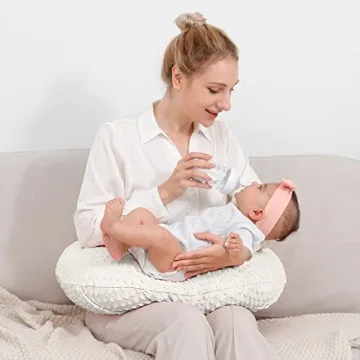 QUENESS Nursing Pillow - Breastfeeding & Baby Support