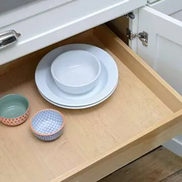 Con-Tact Brand Creative Clear Covering, Versatile and Self-Adhesive Shelf Liner, Semi-Transparent Privacy Film, Protective Clear Vinyl, 18'' x 9', Clear Matte