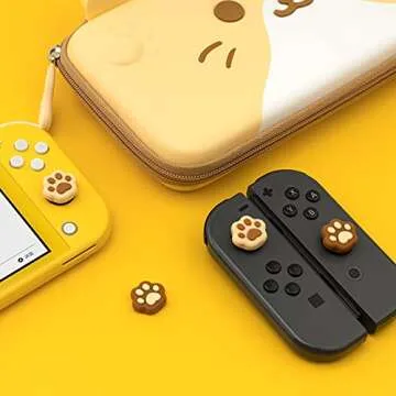 GeekShare Cat Paw Thumb Grip Caps for Switch Lite & OLED