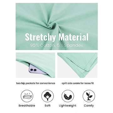 TAQCUX 2 Two Piece Outfits for Women Summer Oversized Workout V Neck T Shirts Biker Shorts Matching Sets(LightTeal-M)