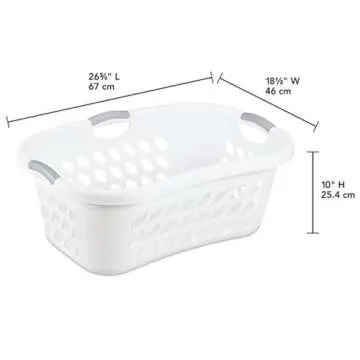 Durable Easy Carry Laundry Basket with Ventilation Holes