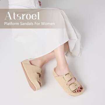 Atsroel Platform Sandals: Stylish Summer Comfort for Women