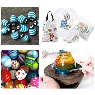 Ohuhu Acrylic Paint Set - 24 Vivid Colors for Art Projects