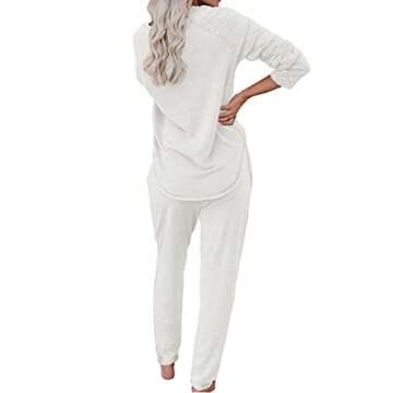 Saeklia Women's Cozy 2 Piece Lounge Set - Stylish Comfort