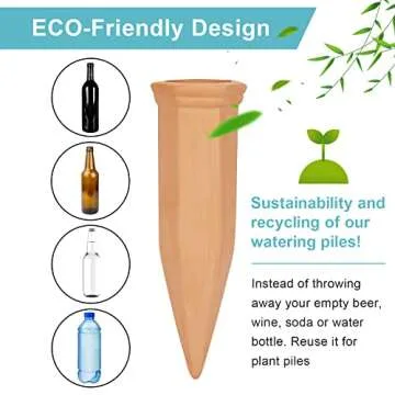FAMILy Plant Watering Stakes - Eco-Friendly Self Watering Spikes