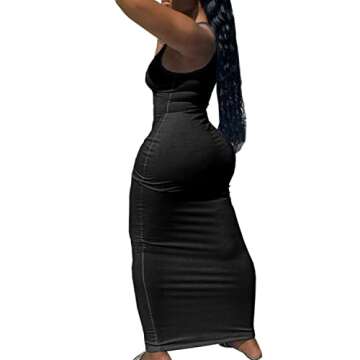 Stylish Women Bodycon Maxi Tank Dress for Every Occasion