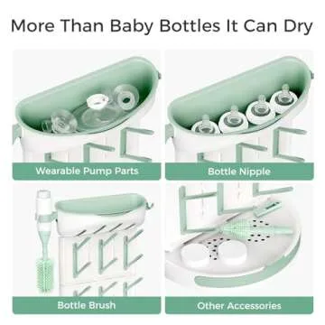 Momcozy Large Bottle Drying Rack for Easy Feeding