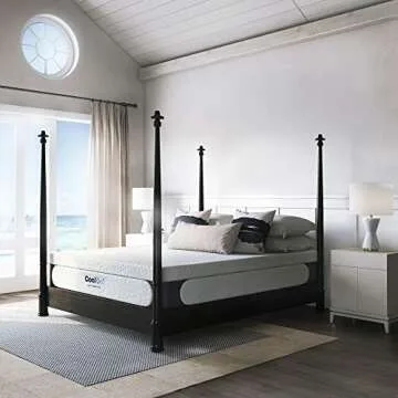 Classic Brands 410167-1160 Cool Gel 1.0 Ultimate Gel Memory Foam 14-Inch Mattress with BONUS 2 Pillows, King, White