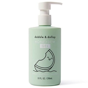 Dabble & Dollop Honeydew Gel 3-in-1 for Kids Bathing