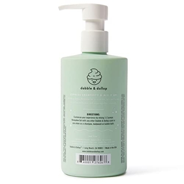 Dabble & Dollop Honeydew Gel 3-in-1 for Kids Bathing