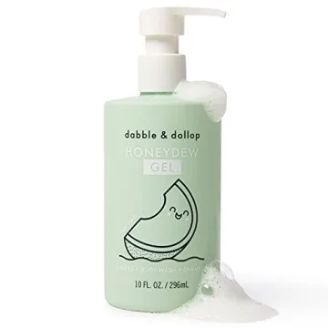 Dabble & Dollop Honeydew Gel 3-in-1 for Kids Bathing