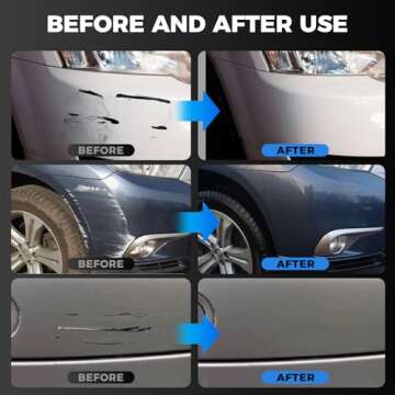 Huotwoe Car Scratch Remover Nano Sparkle Cloth for All Cars