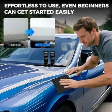 Huotwoe Car Scratch Remover Nano Sparkle Cloth for All Cars