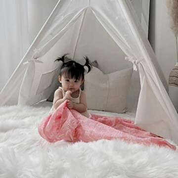 aden + anais Essentials Muslin Swaddle Blankets for Baby Girls and Boys, Newborn Receiving Blanket for Swaddling, 100% Cotton Baby Swaddle Wrap, 4 Pack, Flowers Bloom