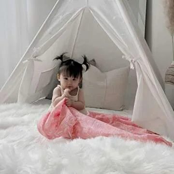 aden + anais Essentials Muslin Swaddle Blankets for Baby Girls and Boys, Newborn Receiving Blanket for Swaddling, 100% Cotton Baby Swaddle Wrap, 4 Pack, Flowers Bloom