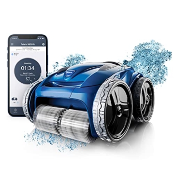 Polaris 9650iQ Sport Robotic Cleaner, Automatic Vacuum for InGround Pools up to 60ft, Smart App, WiF...