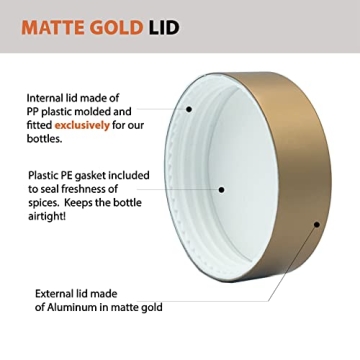 Elegant AYOUSIN 24 Spice Jars Set for Organized Kitchens