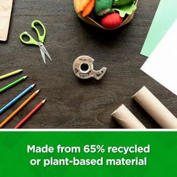 Eco-friendly Scotch Magic Greener Tape with 6 dispensers