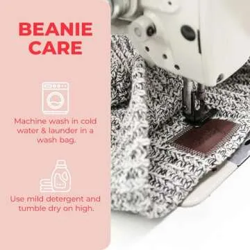 Love Your Melon Beanie for Men & Women - 100% Cotton Winter Beanies Hats - Cool Knit Hat Skull Cap (Black Speckled)