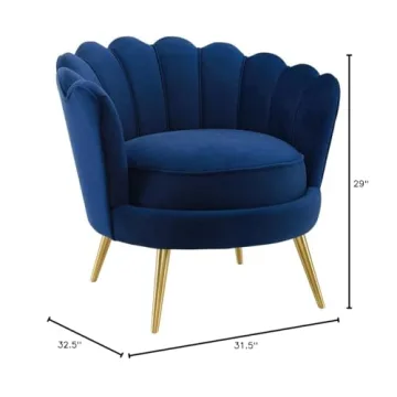 Elegant Modway Admire Velvet Accent Chair for Stylish Spaces