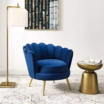 Elegant Modway Admire Velvet Accent Chair for Stylish Spaces