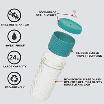 Stylish Reusable Smoothie and Tea Cups with Lids