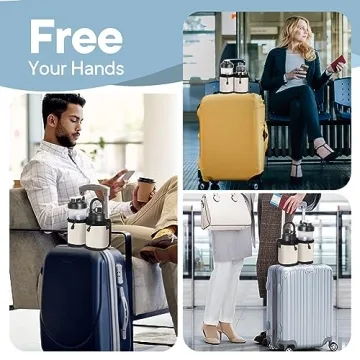 Convenient Extra Luggage Cup Holder for Travelers
