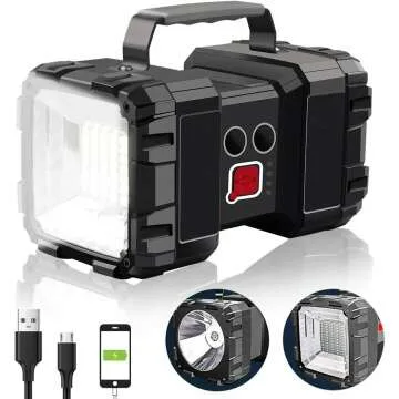 AlpsWolf 1200LM Rechargeable LED Camping Flashlight