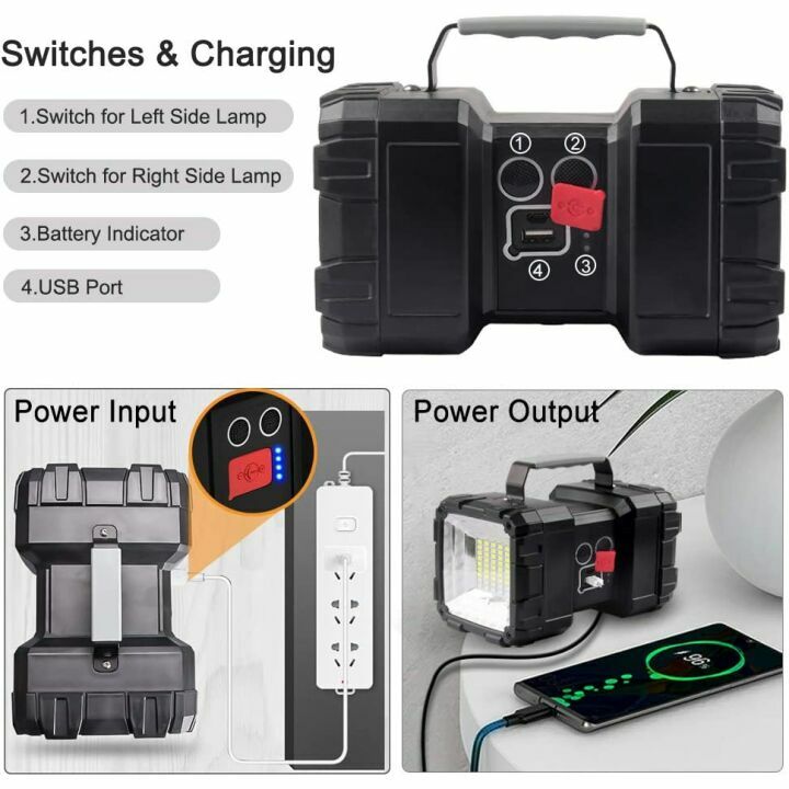 AlpsWolf 1200LM Rechargeable LED Camping Flashlight