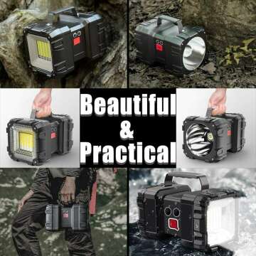AlpsWolf 1200LM Rechargeable LED Camping Flashlight