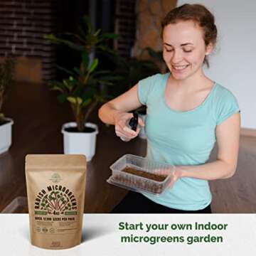 Organo Republic Radish Microgreens Seeds - Non-GMO & Heirloom