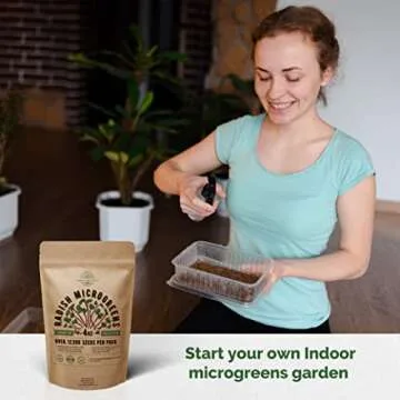 Organo Republic Radish Microgreens Seeds - Non-GMO & Heirloom