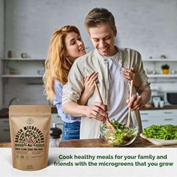 Organo Republic Radish Microgreens Seeds - Non-GMO & Heirloom