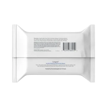 Gentle Makeup Remover Wipes for Sensitive Skin 25 Count