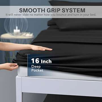 Luxurious King Bed Sheet Set - Ultra-Soft Microfiber