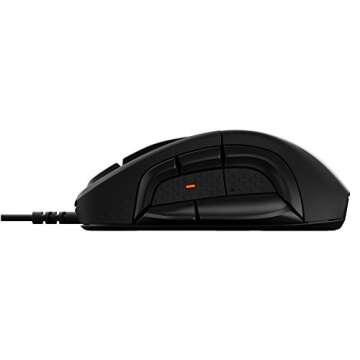 SteelSeries Rival 500 MMO/MOBA 15-Button Programmable Gaming Mouse - 16,000 CPI, Black